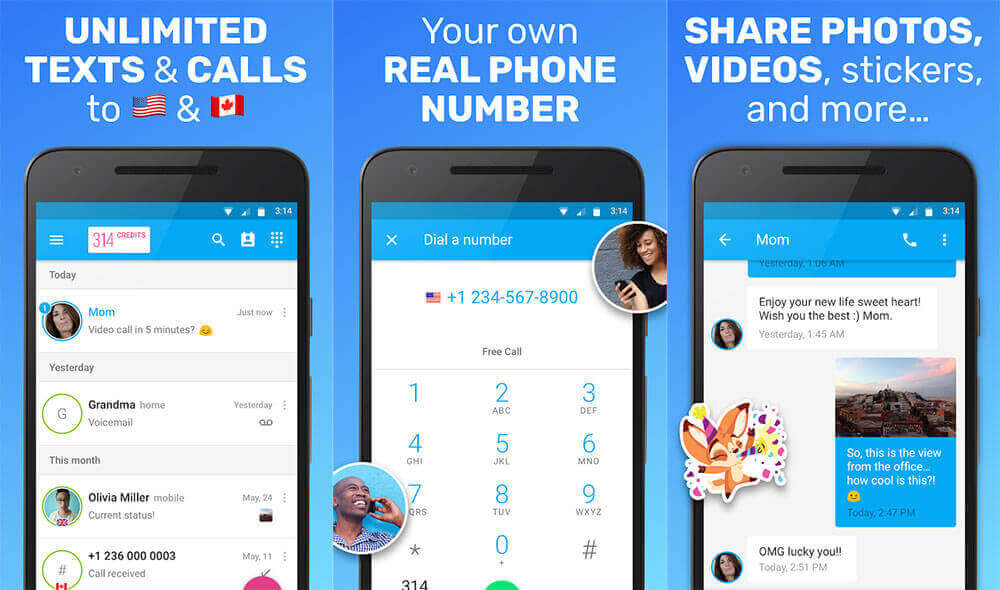 Text Me Mod Apk Download Latest 3.34.15 Text Free, Call Free, unlocked